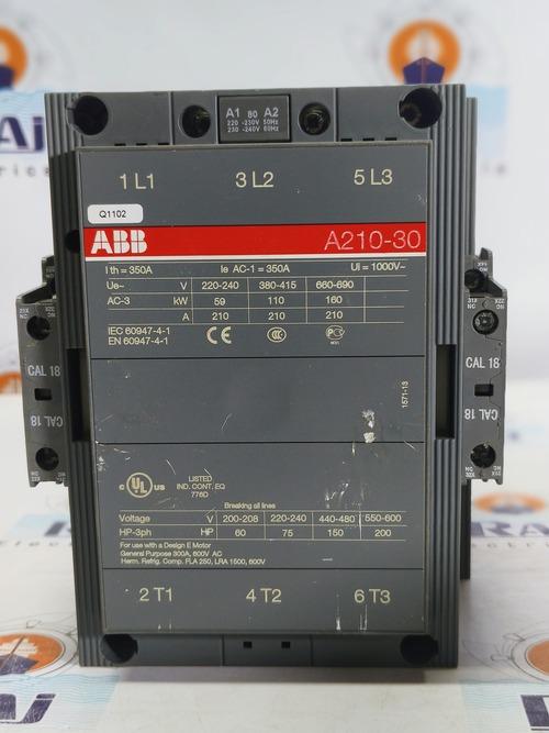 ABB A210-30 220-240V 3-POLE 50/60HZ AC MAGNETIC CONTACTOR A21030