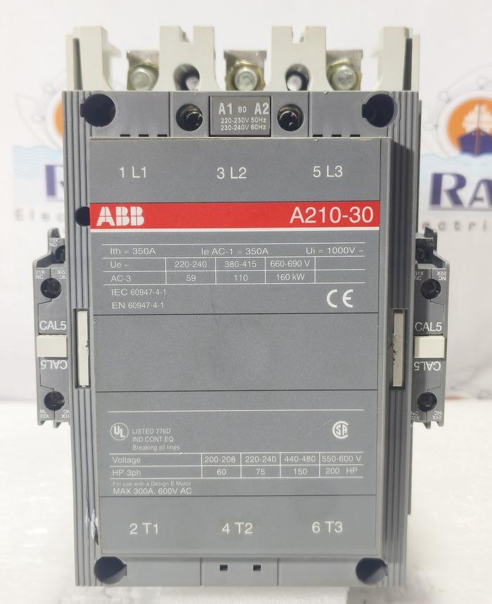 ABB A210-30 3POLE CONTACTOR