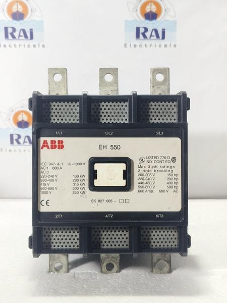 ABB EH 550 CONTACTOR 110-120V 50/60Hz EH550 3 POLE