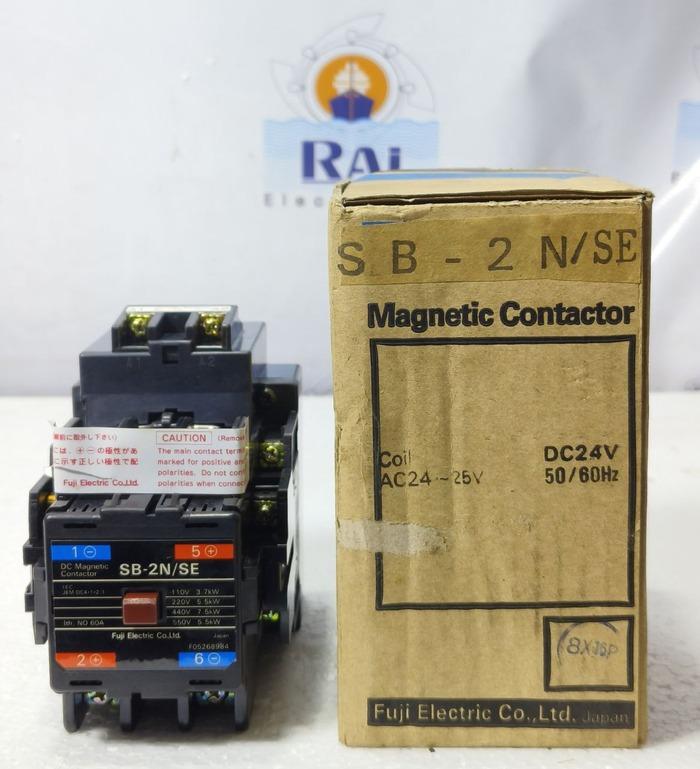 FUJI ELECTRIC SB-2N/SE DC MAGNETIC CONTACTOR 24VDC COIL SB2NSE