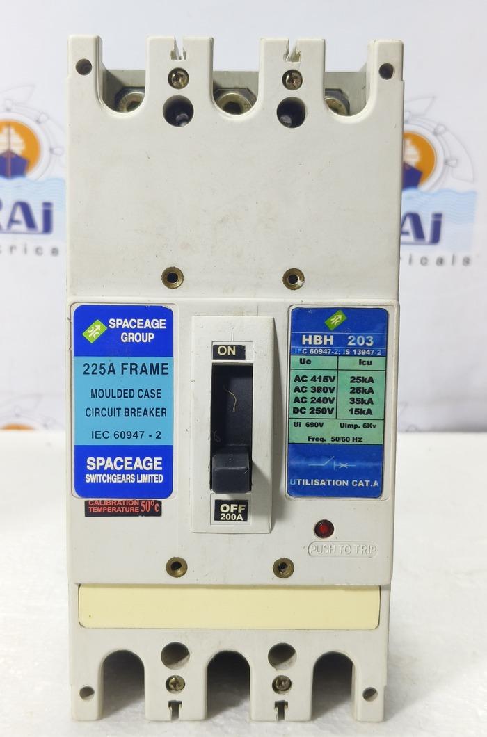 HYUNDAI HBH 203 200AMP CIRCUIT BREAKER MCCB 3POLE