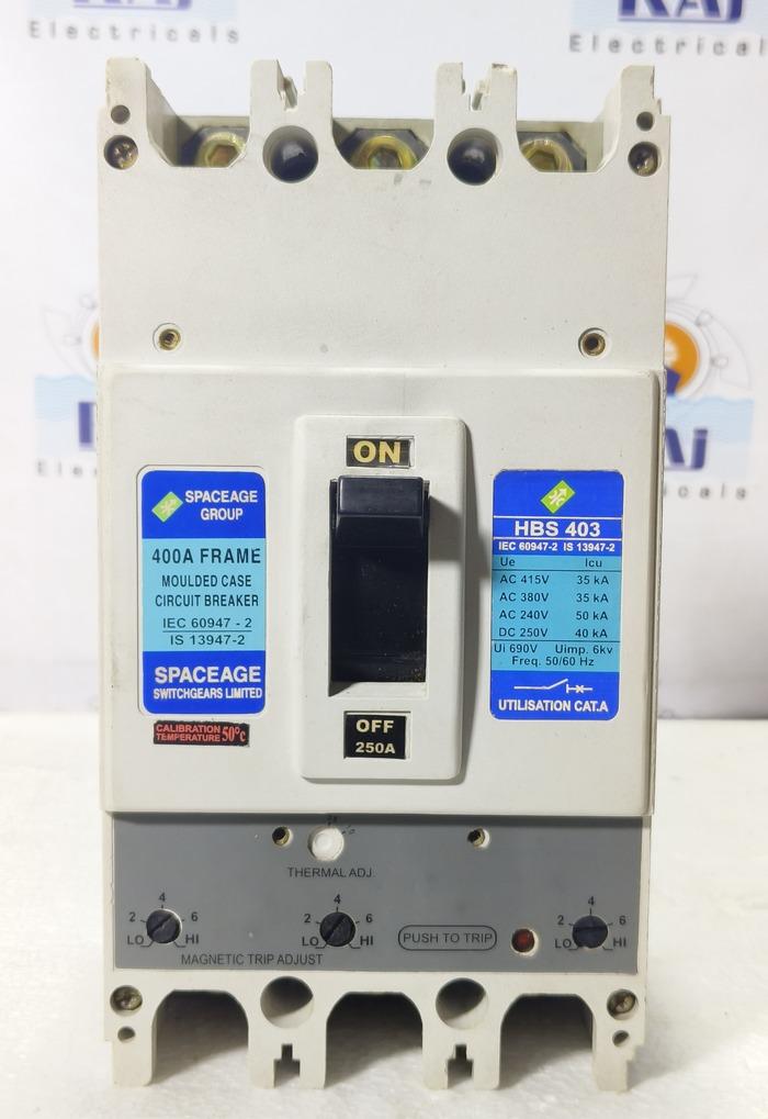 HYUNDAI HBH 203 250AMP CIRCUIT BREAKER MCCB 3POLE