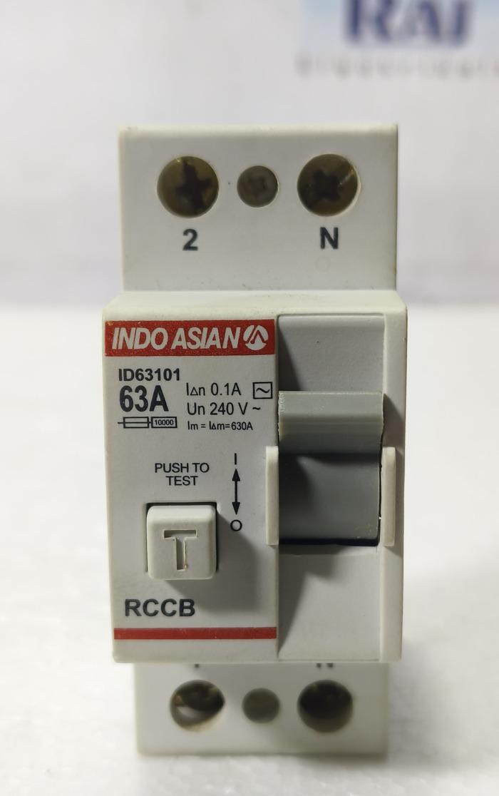 INDOASIAN 63AMP RCCB 2 POLE