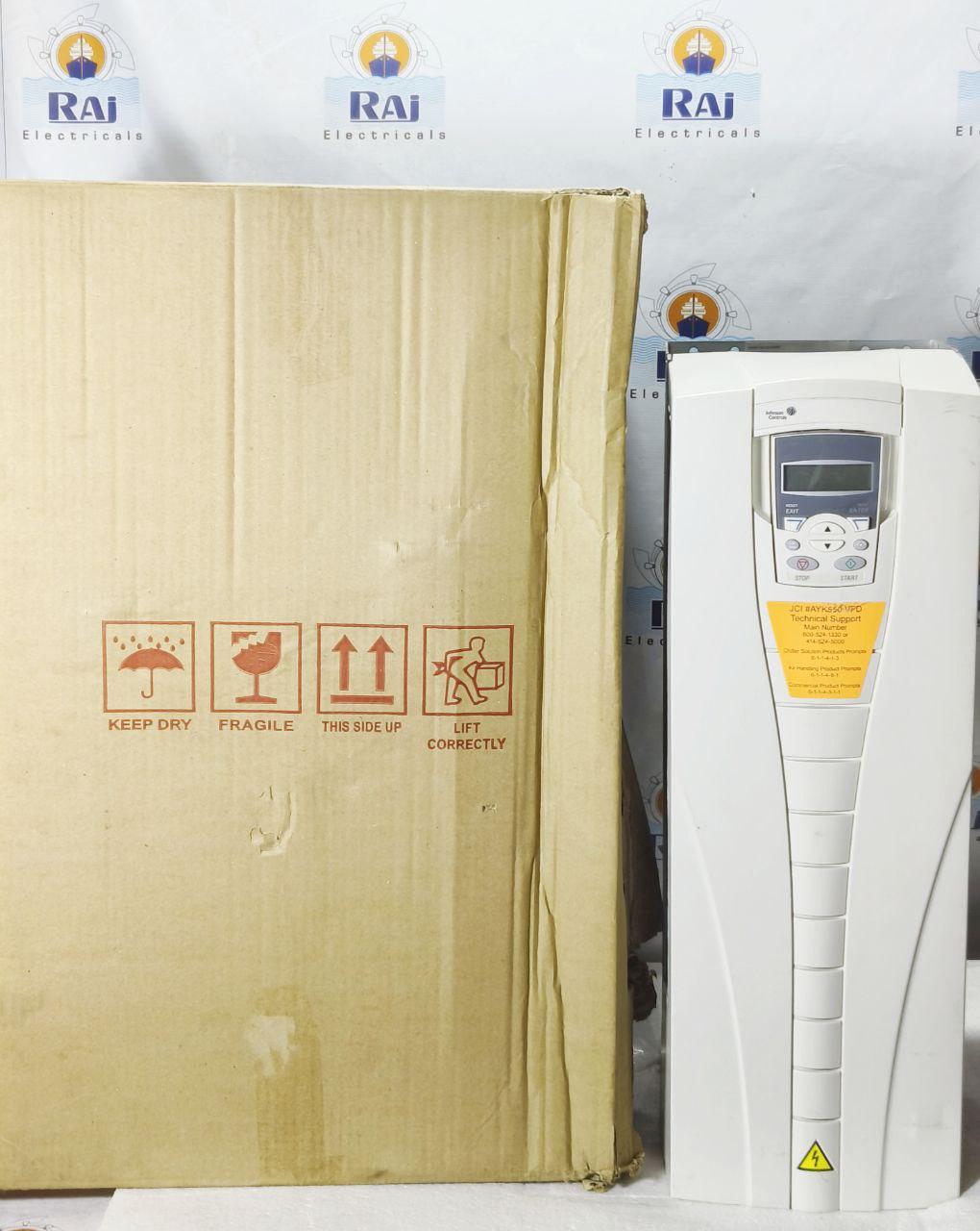 JOHNSON CONTROLS AYK550-UH-075A-2+K465 18.5KW / 25HP 75A 208-240 V AC DRIVE