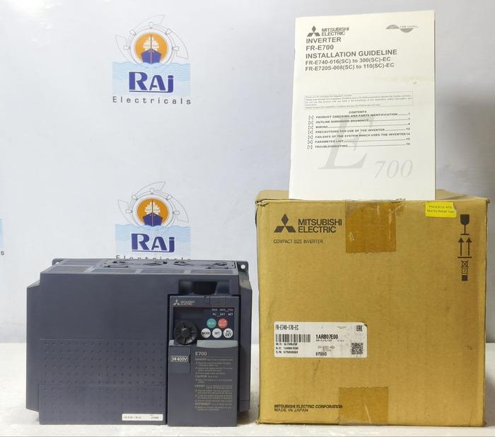 MITSUBISHI E700 FR-E740-170-EC INVERTER DRIVE 3PHASE 380-480VAC 17A FRE740170EC