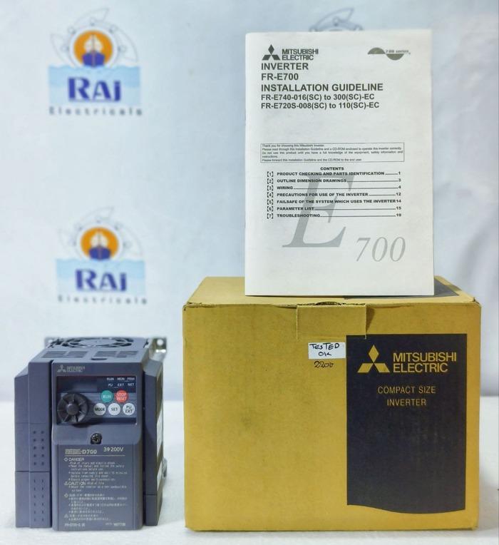 MITSUBISHI FREQROL-D700 FR-D720-2.2K INVERTER DRIVE 3PH 200-240VAC 10A FRD72022K
