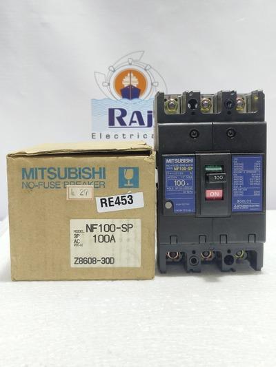 MITSUBISHI NF100-SP 100A NO-FUSE BREAKER MCCB 3 POLE