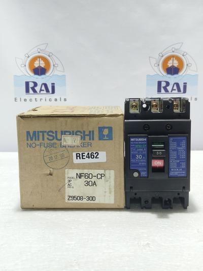 MITSUBISHI NF60-CP 30Amp. NO-FUSE BREAKER MCCB 3 POLE