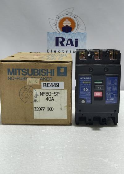 MITSUBISHI NF60-SP 3 Pole MCCB (Circuit Breaker) 40 Amp