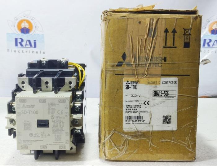 MITSUBISHI SD-T100 24VDC 3POLE 150A MAGNETIC CONTACTOR SDT100 