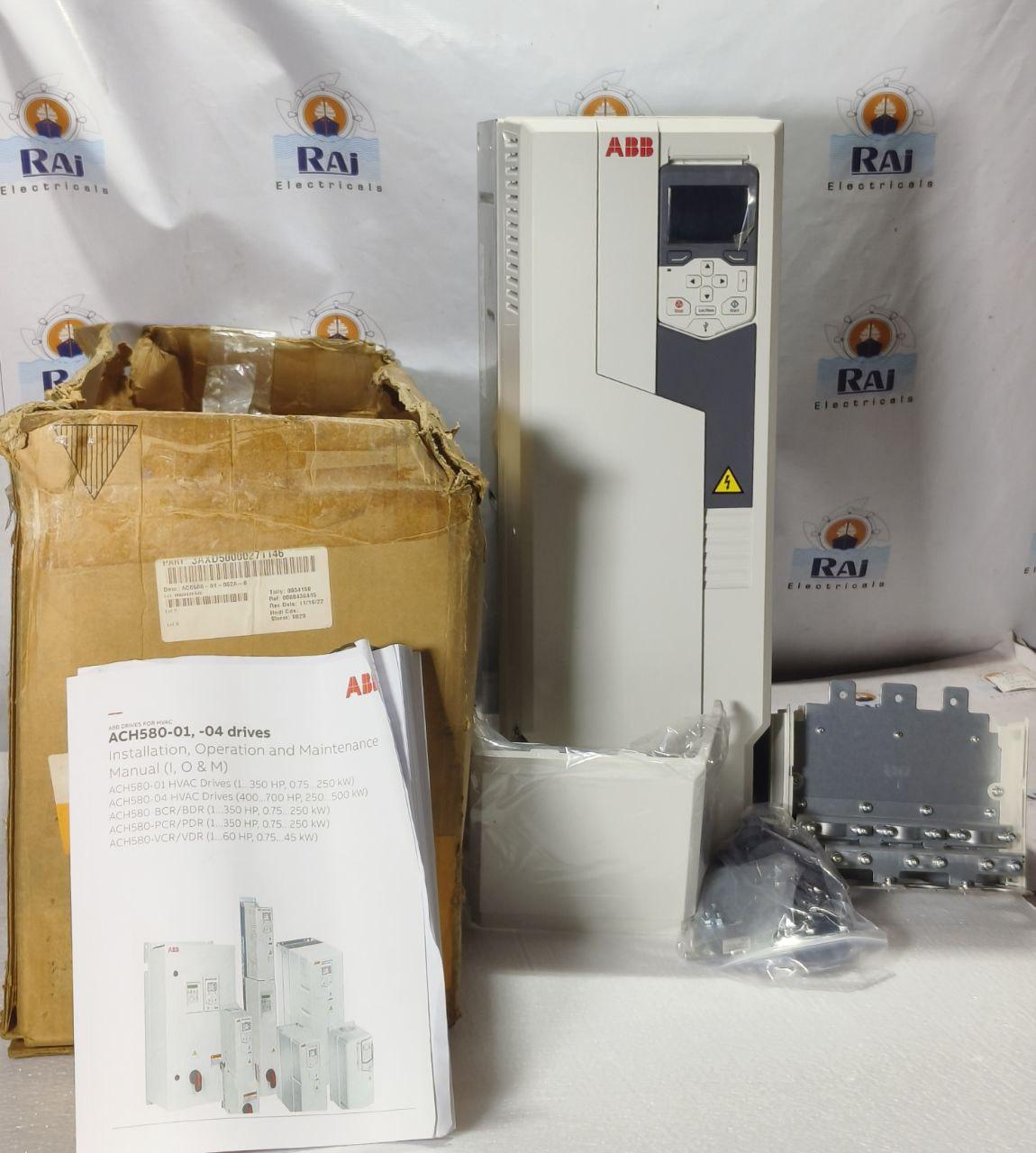 NEW | ABB ACS580-01-052A-6 37KW / 50HP 52A 600 VAC VARIABLE FREQUENCY DRIVE
