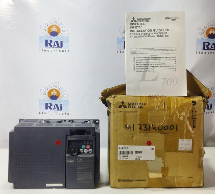 NEW MITSUBISHI E700 FR-E740-120-EC INVERTER DRIVE 5.5 KW 3PHASE 380-480VAC 12A