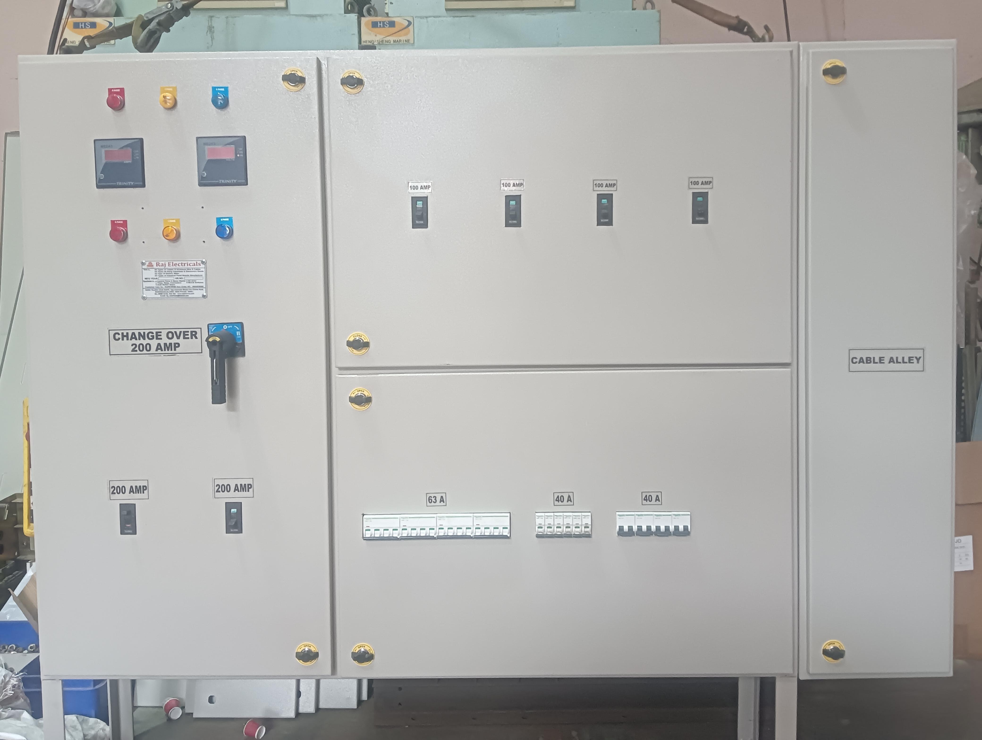 PETROL PUMP PANEL FOR POWER DISTRIBUTION