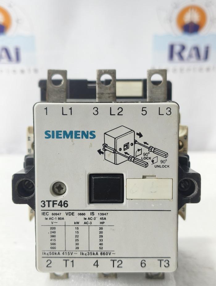 SIEMENS 3TF46 45AMP CONTACTOR