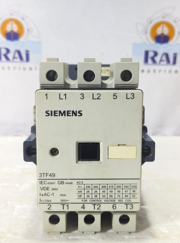 SIEMENS 3TF49 CONTACTOR