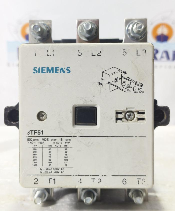 SIEMENS 3TF51 CONTACTOR