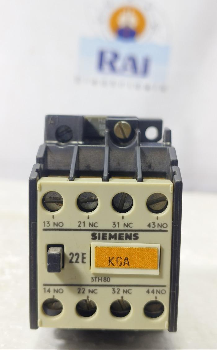 SIEMENS 3TH80 22-0A 22E CONTACTOR 