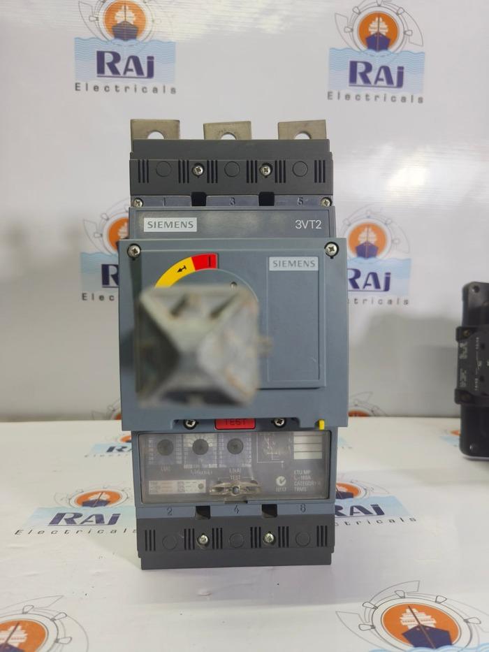 SIEMENS 3VT2 circuit breaker 160 Amps Icu=36kA, 415V AC 3-pole