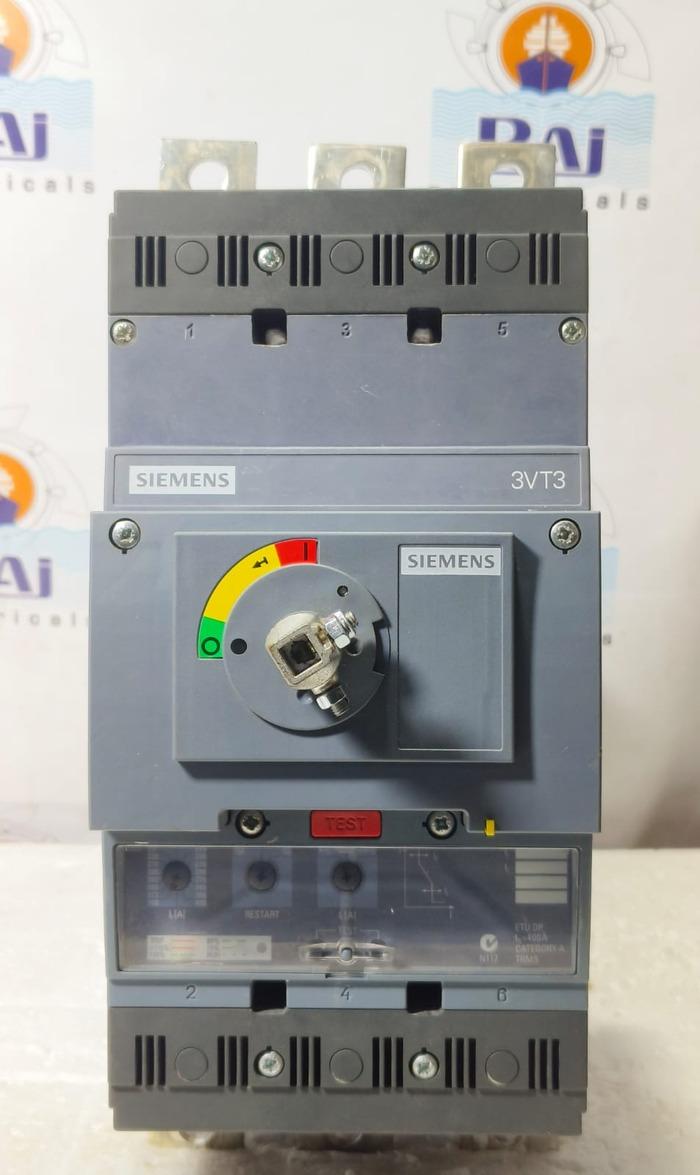 SIEMENS 3VT3 400 AMP CIRCUIT BREAKER MCCB 3 POLE