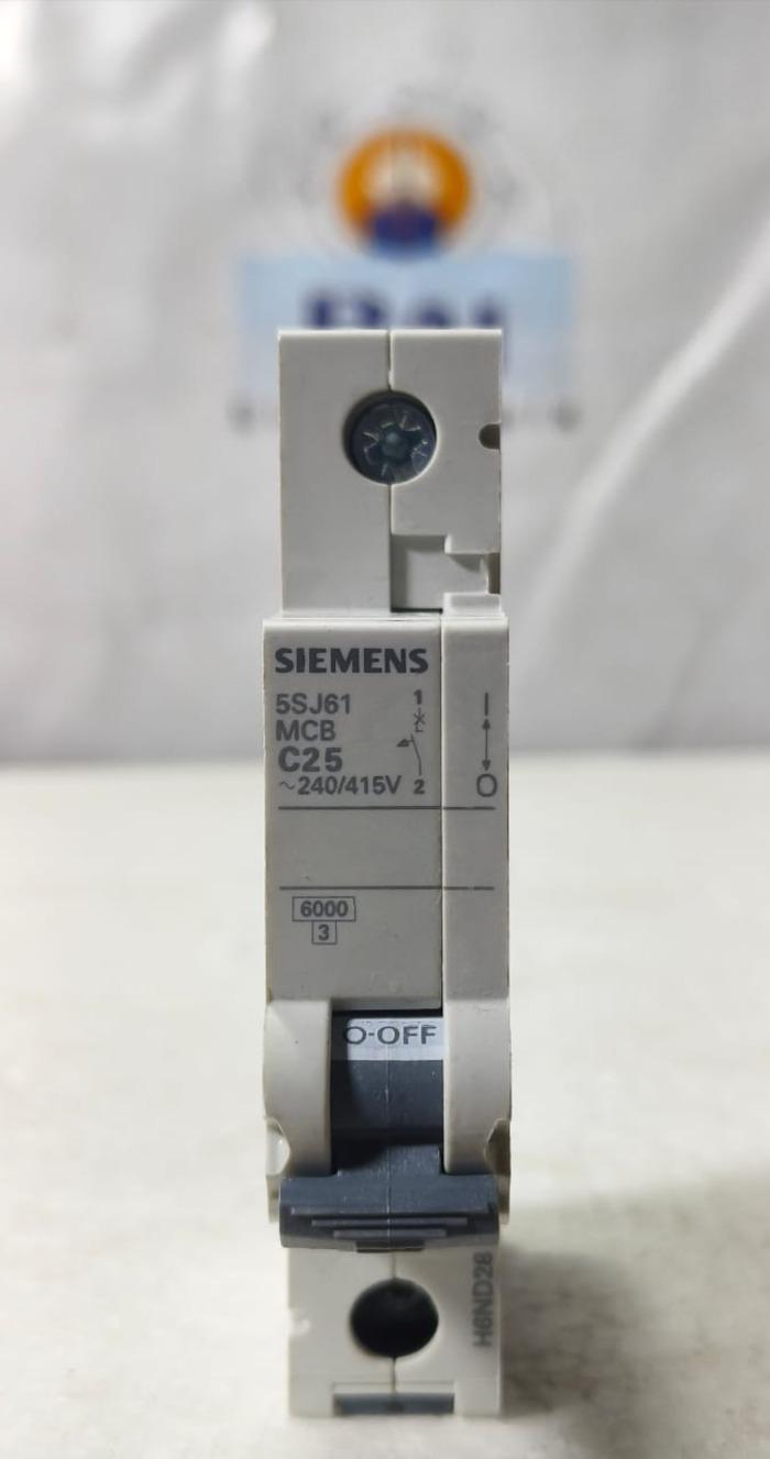 SIEMENS 5SJ6 25 AMP MCB 1 POLE