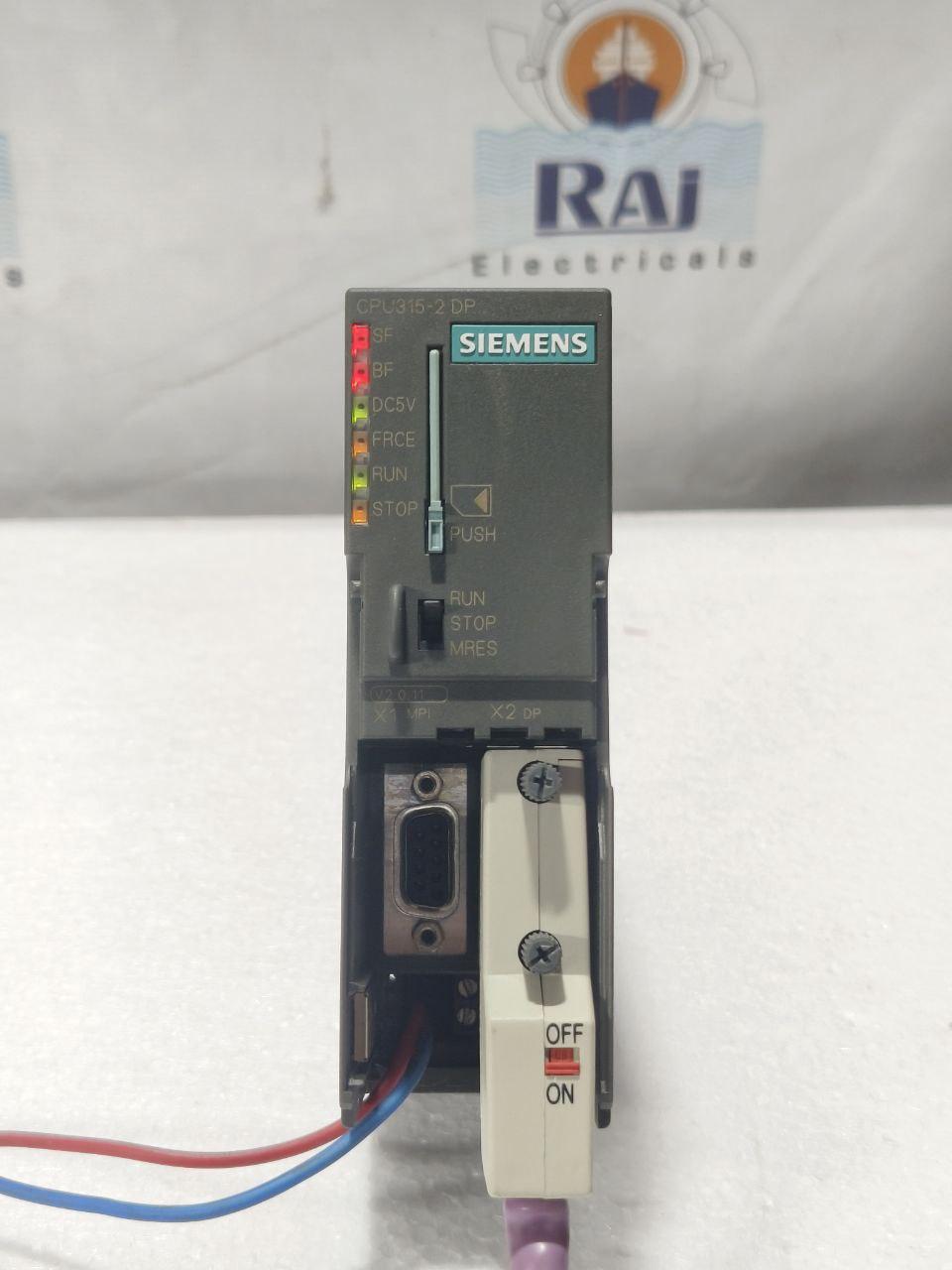 SIEMENS SIMATIC S7-300 6ES7 315-2AG10-0AB0 PLC CPU MODULE S7300