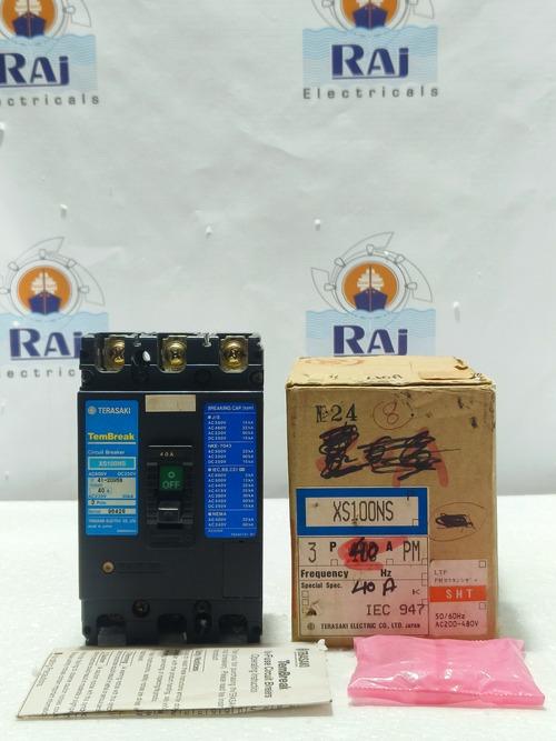 TERASAKI XS100NS, 40 A, CIRCUIT BREAKER AC220V 50kA MCCB 3P