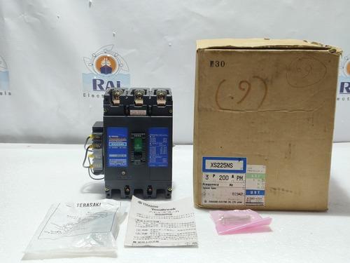 TERASAKI XS225NS, 200 A, CIRCUIT BREAKER, AC380-450V, MCCB 3 POLE
